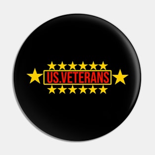 US Veterans Stars Pin