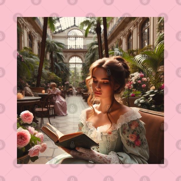 Victorian Woman Reading by BrightC