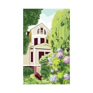 House Nestled in Lush Greenery T-Shirt