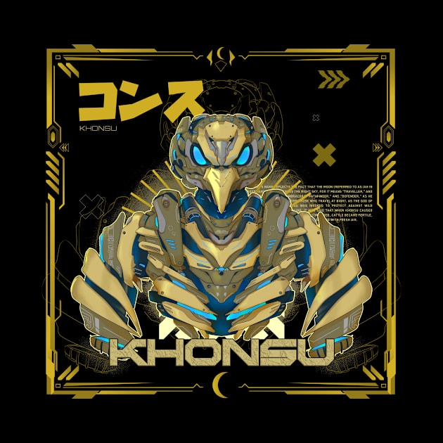 KHONSU GOD OF THE MOON MECHA VERSION by Dnz