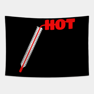 I am HOT, thermometer Edit Tapestry