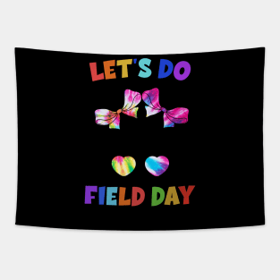 Let's Do This Field Day Thing Messy Bun School Field Day Tapestry