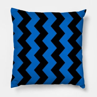 Black and Blue Pillow