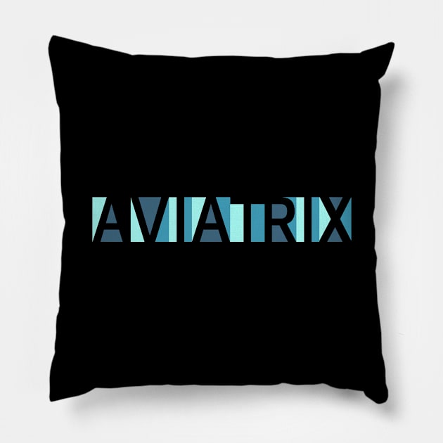 Aviatrix Pillow by VFR Zone