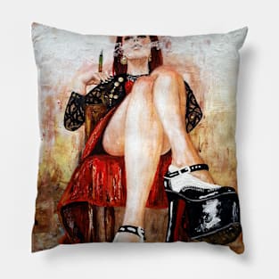 Lounge lady 35 Pillow