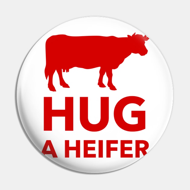 Hug a Heifer Pin by AntiqueImages