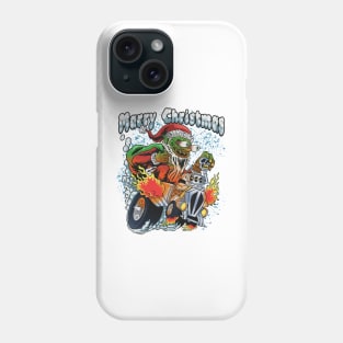 Marry Christmas santa monster fink Phone Case