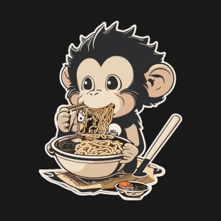 Monkey Ramen lover T-Shirt