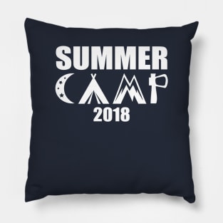 Summer Camp Shirt. Cute Summer Camp Tshirt for Kids, Teens Pillow