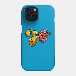 Beer and Soda Cola Kissing Mascot Character Cartoon Phone Case