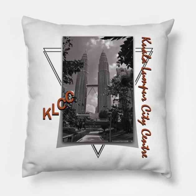 KLCC Malaysia Pillow by TeeText