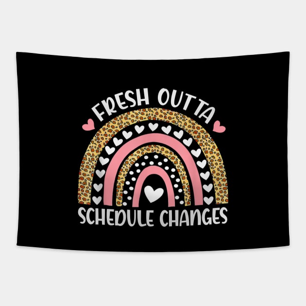 Fresh outta schedule changes Rainbow back to school Counselor Tapestry by HBart