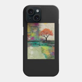 Casa de Campo country landscape with flamboyant tree Phone Case