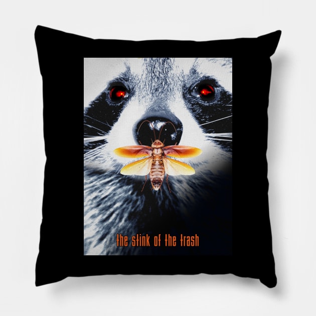 Death Roach Pillow by bucketthetrashpanda