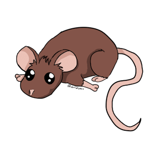 A little Mousie - Brown T-Shirt