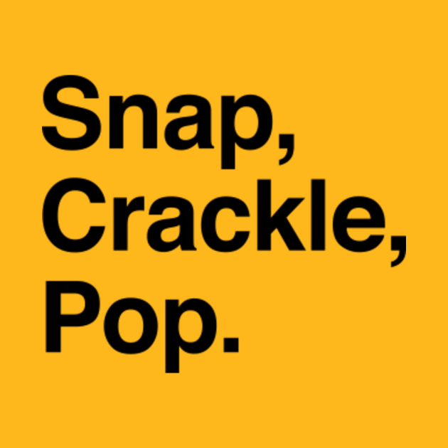new snap crackle pop
