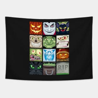 Halloween Avatars Tapestry