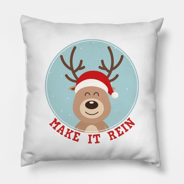 Make It Rein Pillow by fanartdesigns