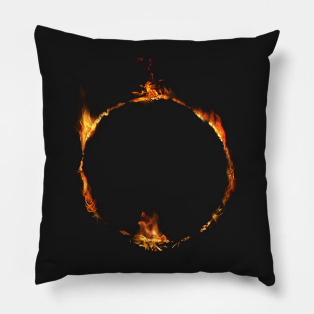 Dark Sign Pillow by Alfons