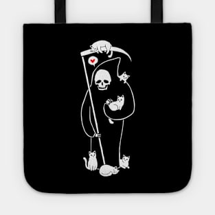 Death Is A Cat Person Tote