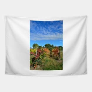 Autumnal Grape Vines Tapestry