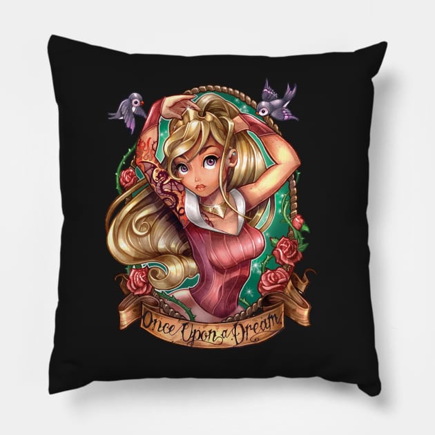 once upon a dream Pillow by Tim_Shumate_Illustrations