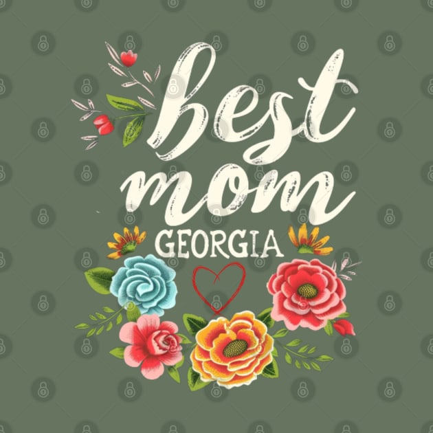 Best Mom From GEORGIA, mothers day USA, presents gifts by Pattyld