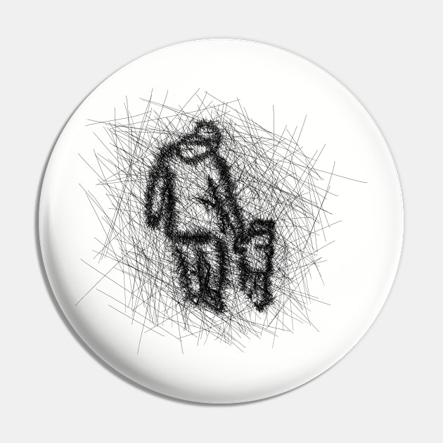 Father and son Pin by drew.art