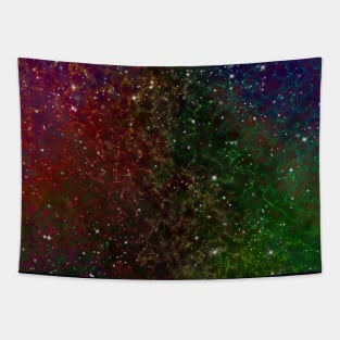 Deep Colorful Space Design Tapestry