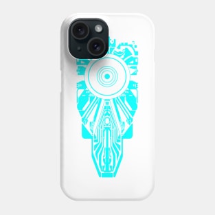 Game Warrior Cyan Phone Case