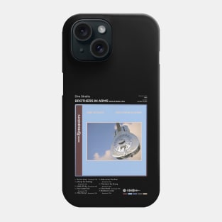 Dire Straits - Brothers In Arms Tracklist Album Phone Case