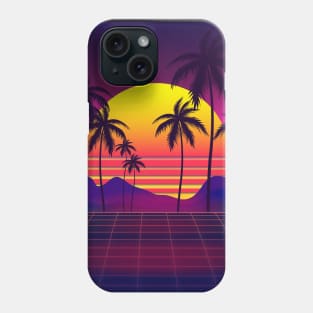 Mesmerizing Sunset Synthwave Phone Case