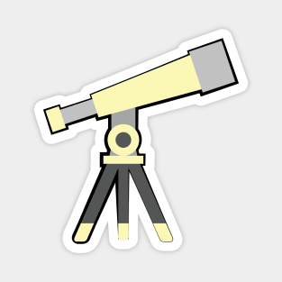 Telescope - Vector Illustration Magnet