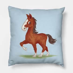 Horse is walking-T Pillow