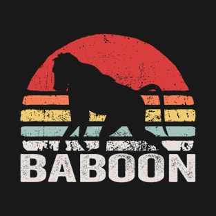 Baboon Retro Vintage Style T-Shirt