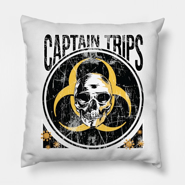 Captain Trips Pillow by Brash Ideas