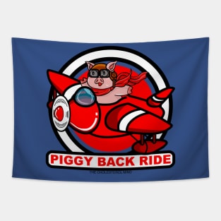 PIGGY BACK RIDE PLANE Tapestry