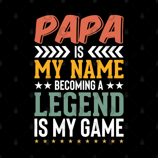 Papa is my name Funny Father's Day Dad Joke by FabulousDesigns