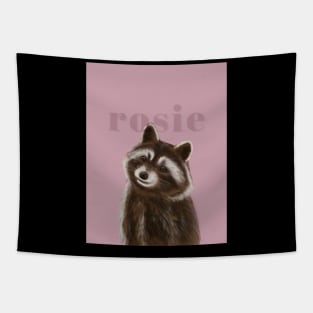 Rosie the Raccoon Tapestry