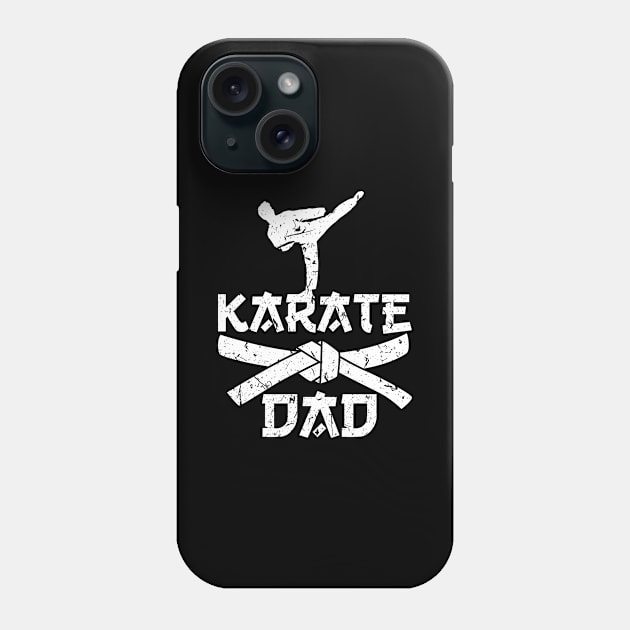 Karate Dad Fathers Day Men Martial Arts Phone Case by Humbas Fun Shirts