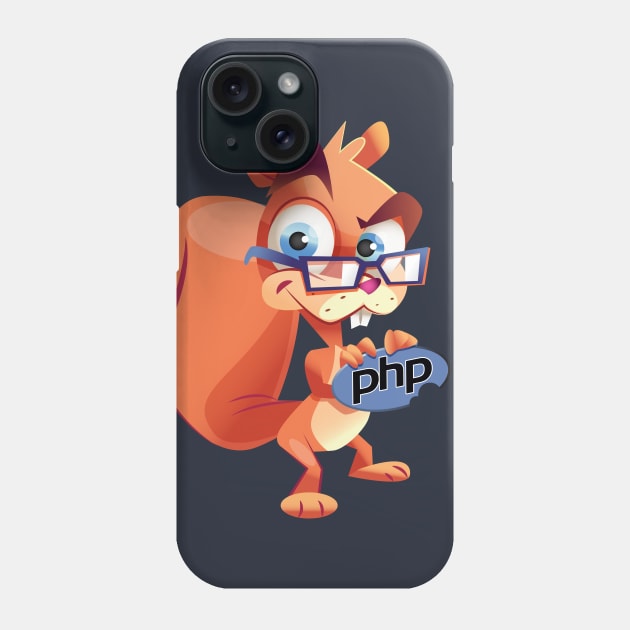 Squirrel Dev Phone Case by Bananazzz