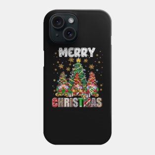 Merry Christmas Gnome Family Funny Xmas Tree Women Men Kids Phone Case