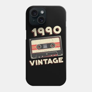 Vintage 1990 Retro Cassette Tape 30th Birthday Phone Case