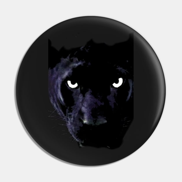 Black panther Pin by Ykartwork