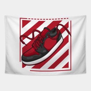 AJ 1 Alternate Bred Toe Sneaker Tapestry