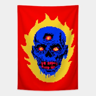 Space Zombie 8-Bit Tapestry