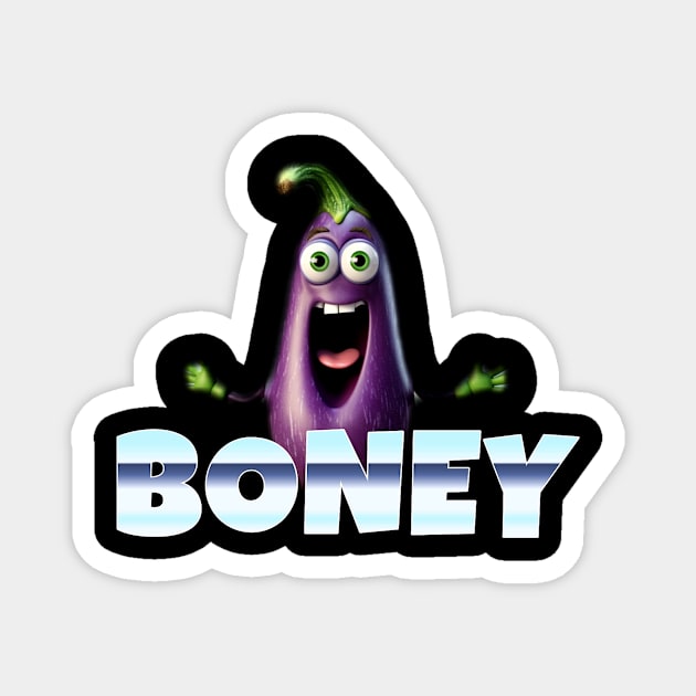 BONEY THE BONER Magnet by HACKRIDE