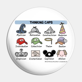 thinking caps Pin