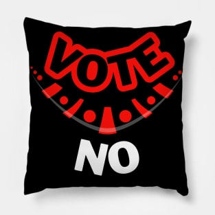 Vote No To The Voice Indigenous Voice To Parliament Boomerang White Edition Pillow