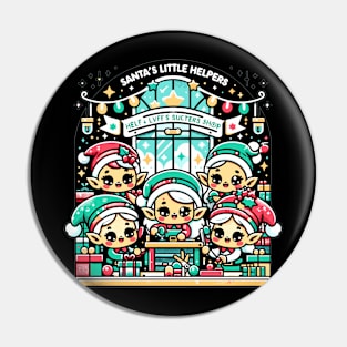 Kawaii Elves Toy-Making Frenzy Pin